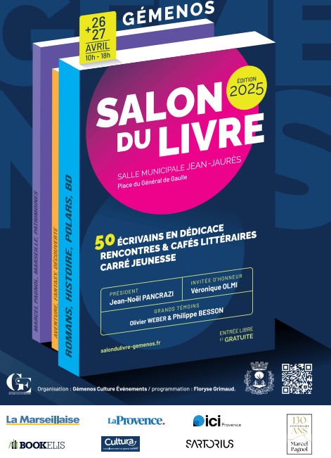Salon du Livre Gemenos 26 et 27 avril 2025