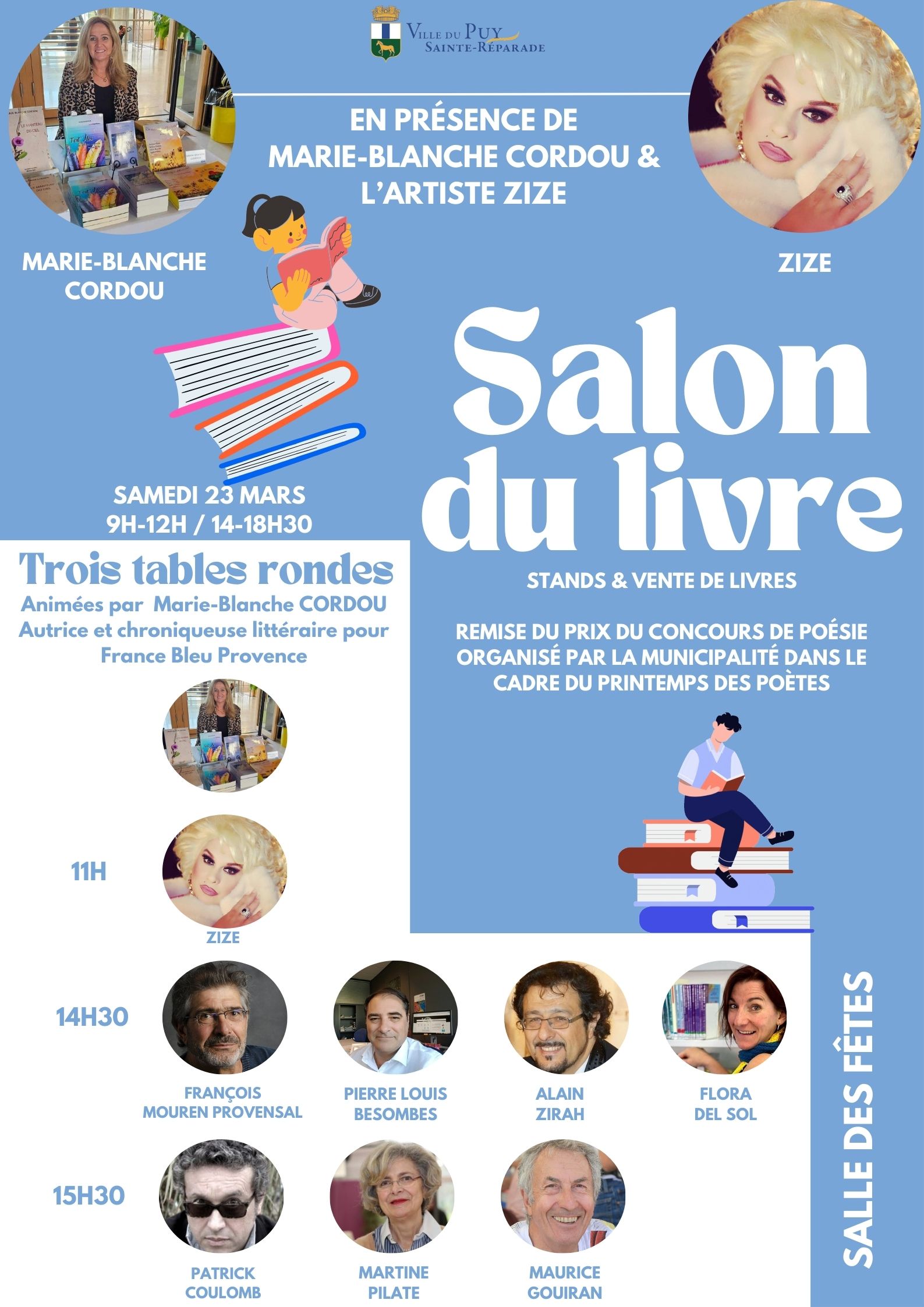 Affiche   Salon du Livre 2024   Puyricard