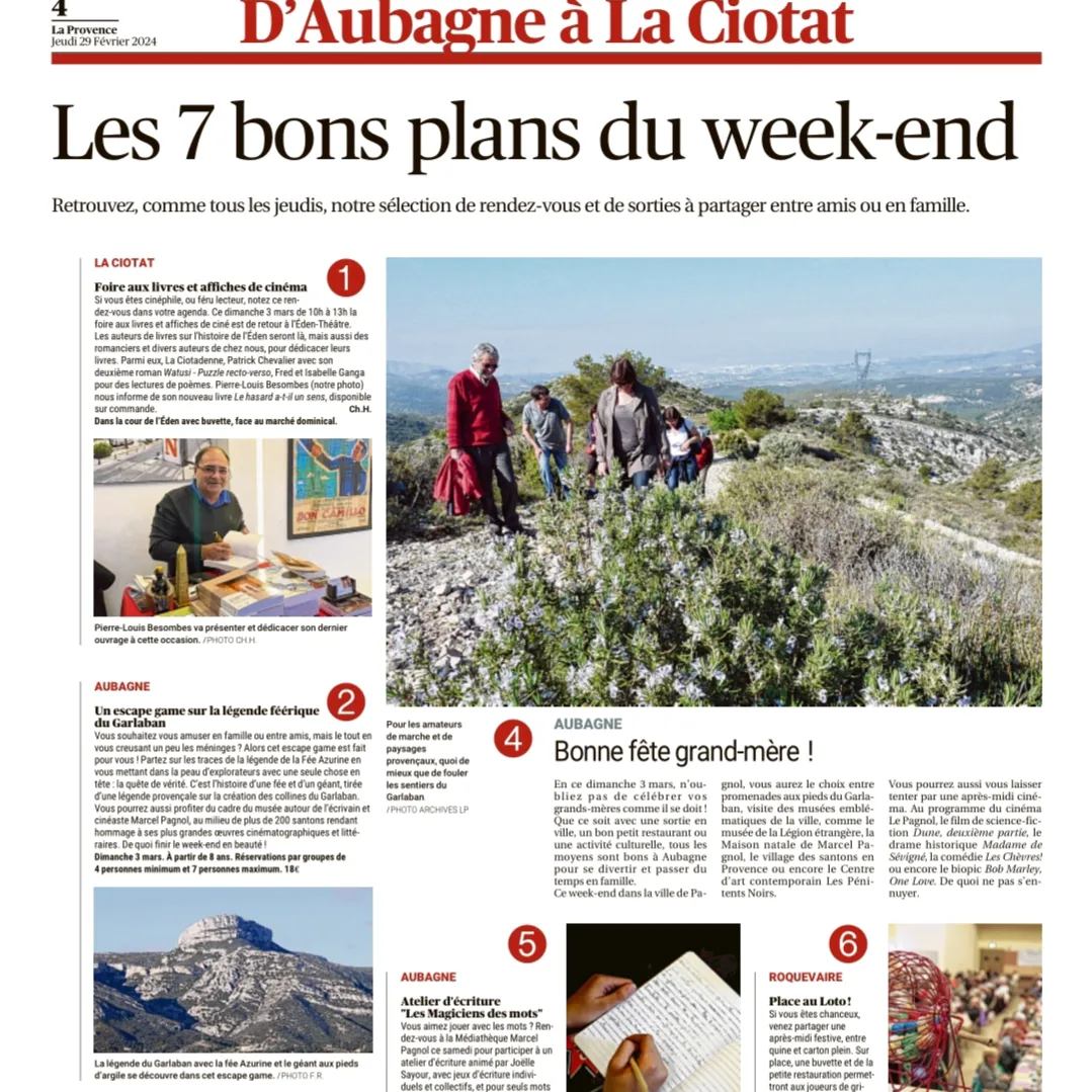 La Provence 3 mars 2024