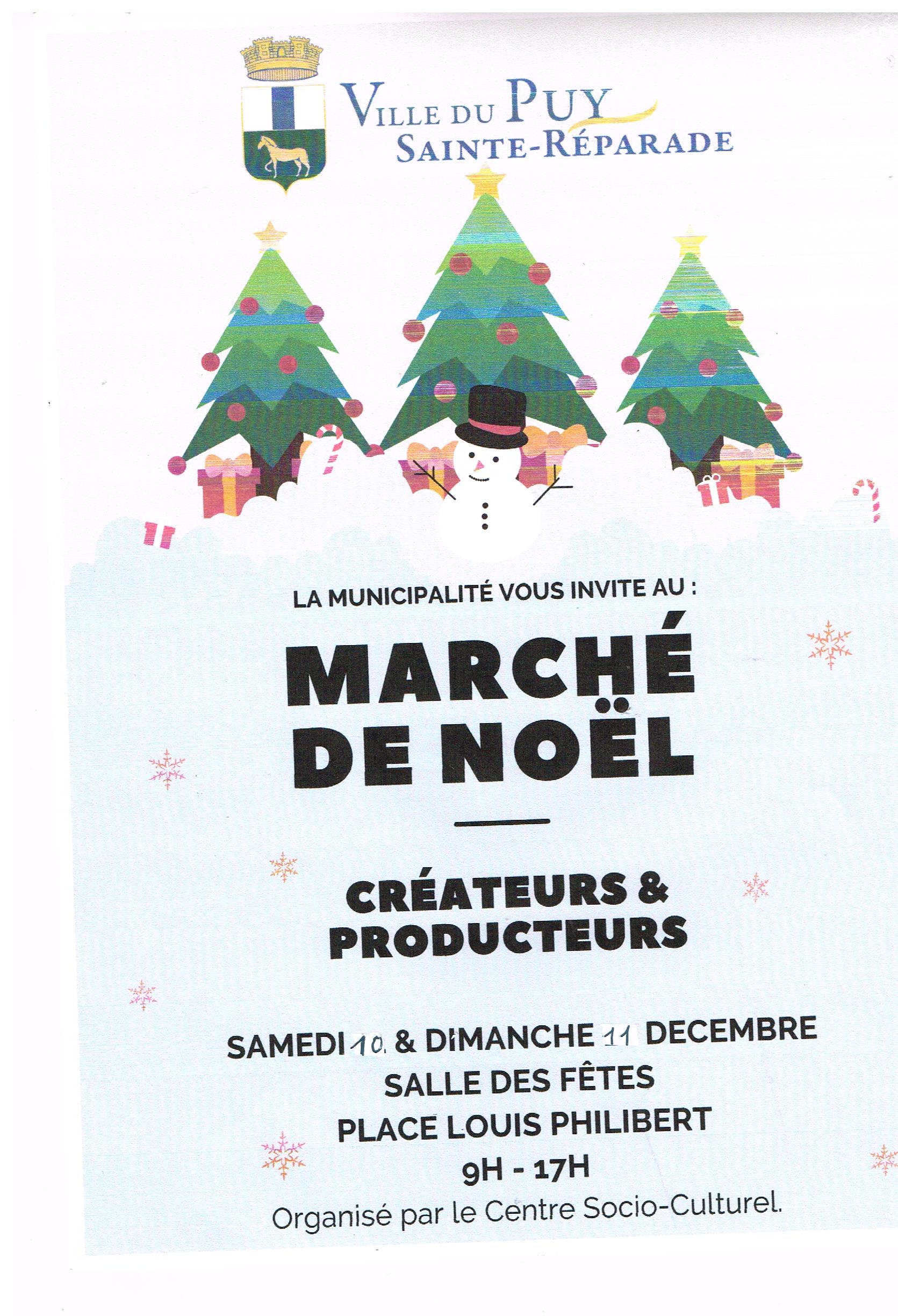 affiche marche de Noel Puy Sainte Reparade